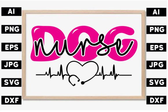 Dog Nurse SVG: Graphics for Crafts