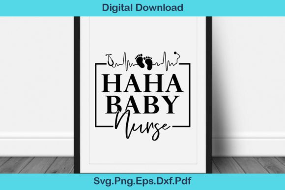 Fynnu Haha Baby Nurse Svg: Graphics for Crafts