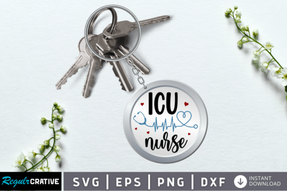 ICU Nurse SVG Keychain: A Designer’s Review