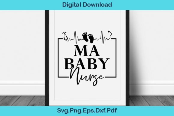 Ma Baby Nurse Svg Design: Crafts & Graphics