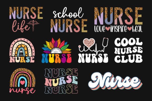 Nurse SVG Bundle: Crafts & Graphics