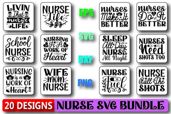 Nurse SVG Bundle: Graphics for Crafts & Branding