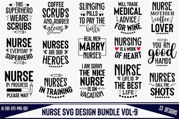 Nurse SVG Bundle Vol-9: A Designer’s Review