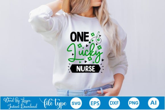 One Lucky Nurse SVG: Graphics for Crafts