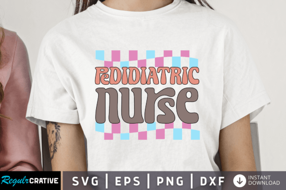 Pedidiatric Nurse Svg Design: Graphics for Crafts