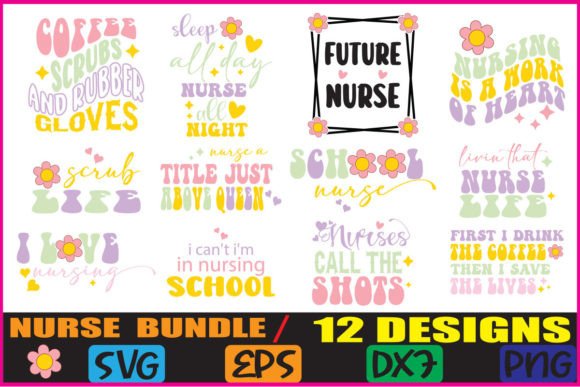 Retro Nurse SVG Bundle: Crafts & Graphics Review