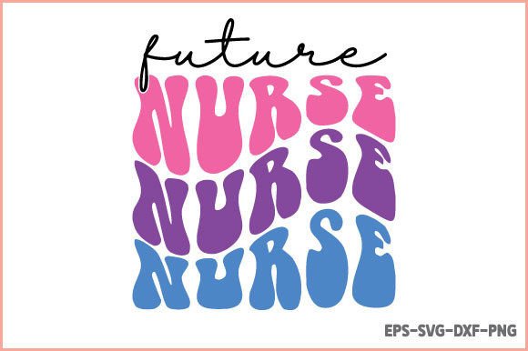 Retro Nurse SVG: Graphics for Crafts