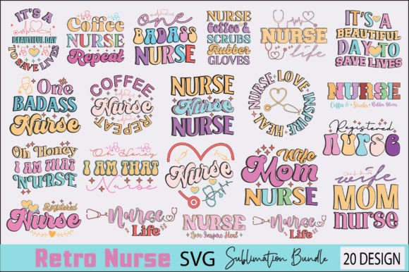 Retro Nurse SVG Sublimation Bundle: A Designer’s Take