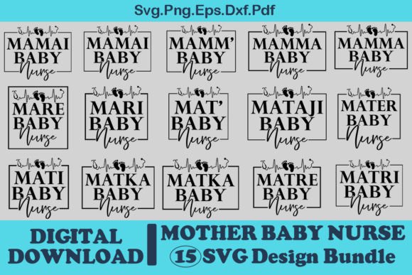 Review: Mother Baby Nurse SVG Design Bundle for Embroidery